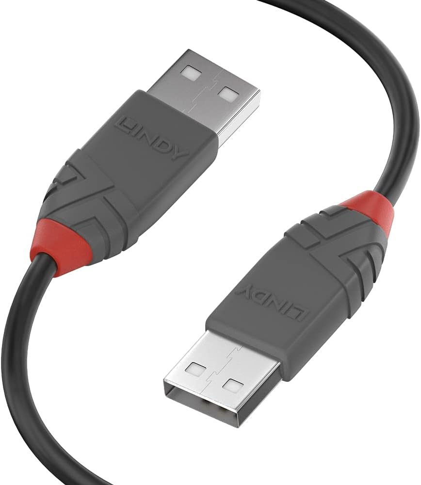 Lindy Anthra Line USB 2.0 Type a to a Cable, 5M Length image number 1