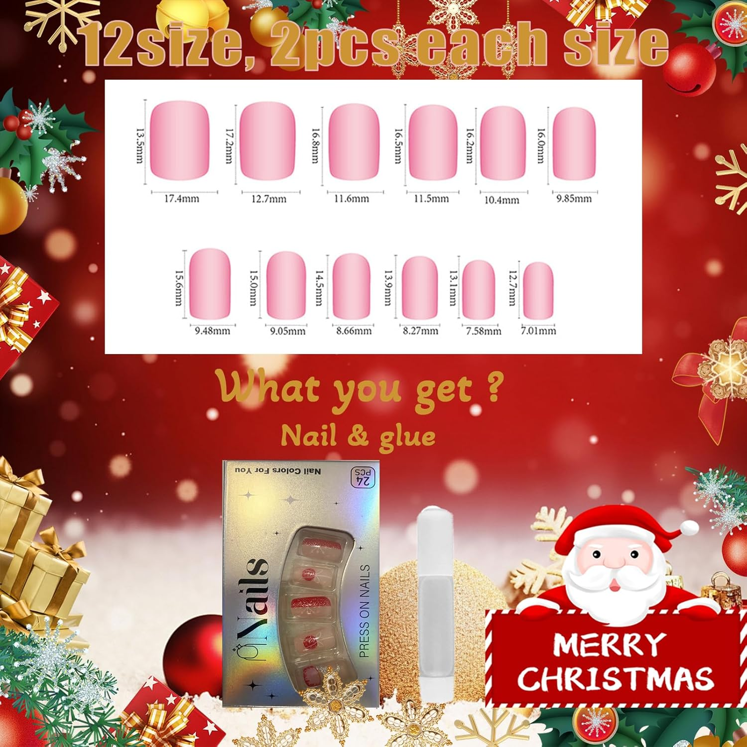 False Nails for Halloween, Bloody Nails for Halloween (Gift Design) image number 2