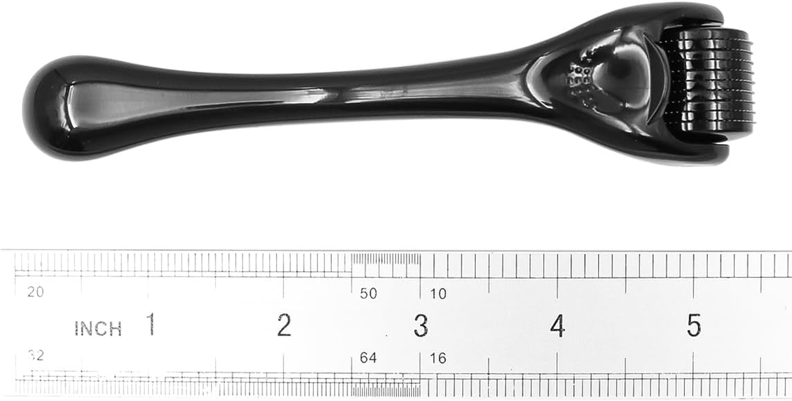 Alnicov 2 Pcs 0.5 Mm Derma Roller for Microneedling Beard Growth for Scars Wrinkles Hair Loss with 540 Stainless Steel Micro Needles Hair Care for Men Women (Black) image number 2