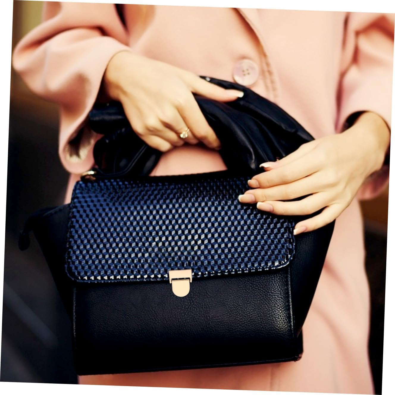 FIXOSHEE 5Pcs Magnetic Buckle Locks Bag Clasp Accessories DIY Handbag and Luggage Lock Clasps Replacement for Shoulder Bags and Travel Gear image number 5