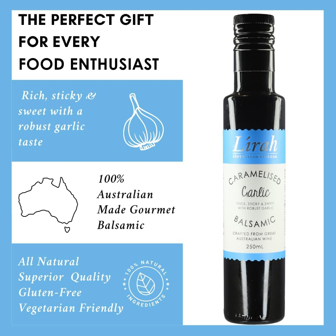 Lirah Caramelised Garlic Balsamic 250Ml image number 5