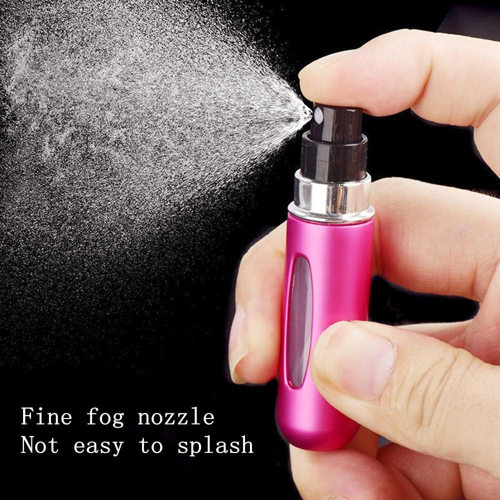 8Pcs Mini Refillable Perfume Portable Atomizer Bottle Refillable Perfume Spray, Refill Pump Case for Traveling and Outgoing,5Ml image number 2