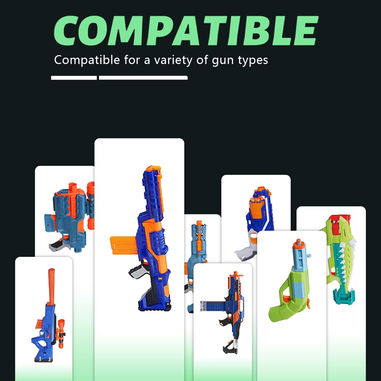 TORMEN Refill Suction Darts,Compatible for Nerf Elite Series Blasters Toy Guns-100Pcs image number 5