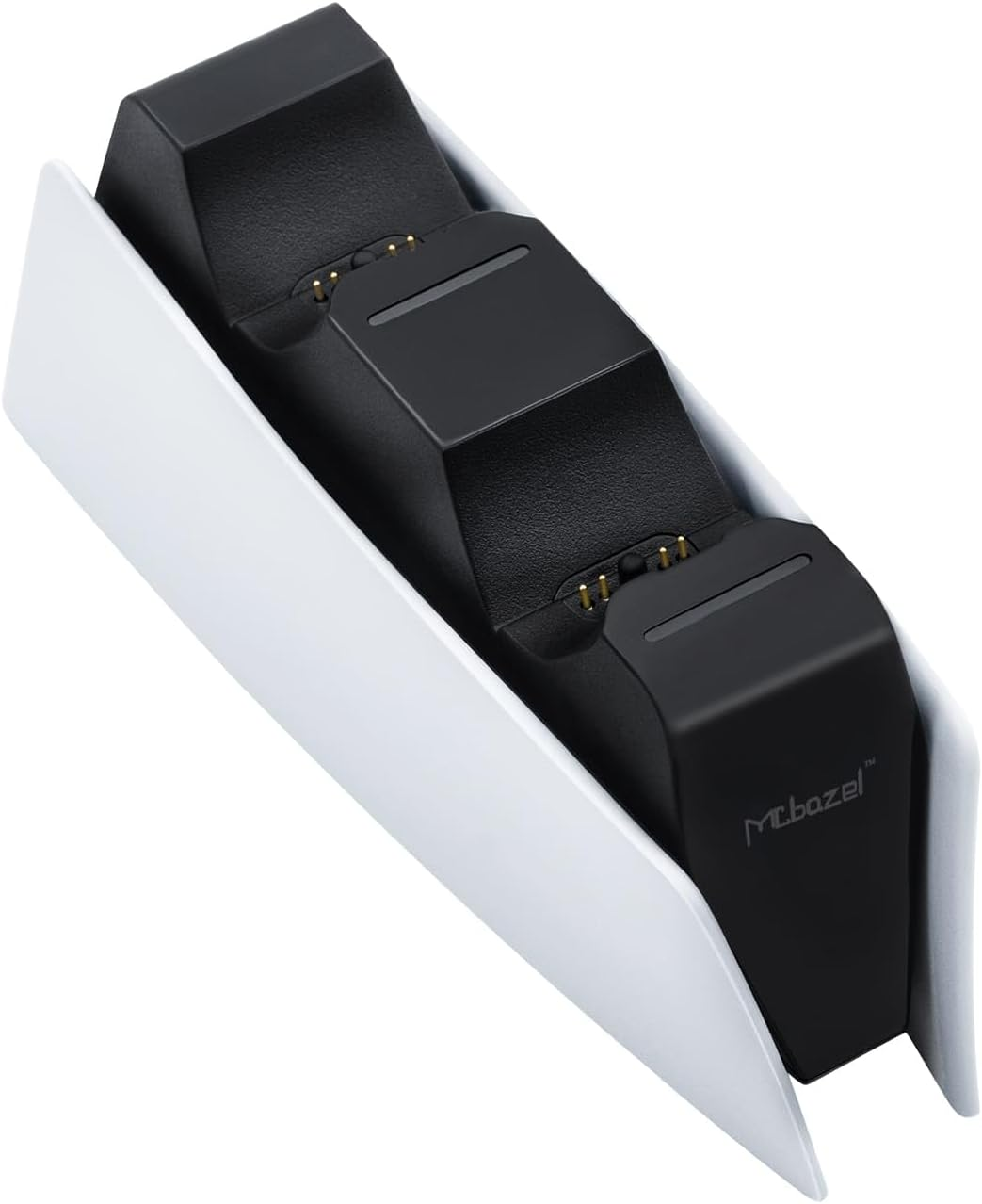 Mcbazel Dual Charger for PS5, Controller Charger Fast Charging Station Dock USB Type C Charging Adapter with LED Indicator for Playstation 5 Dualsense Controller - White image number 1