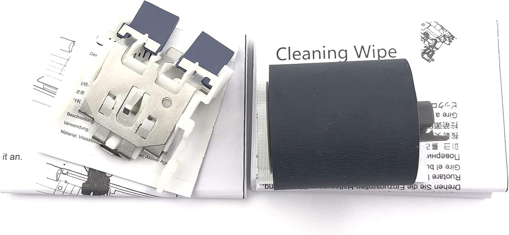 1SET X PA03586-0001 PA03586-0002 Consumable Kit Pick Roller + Pad Assy Assembly Pickup Roller Separation Pad Compatible with Fujitsu S1500 S1500M Fi-6110 N1800 image number 3