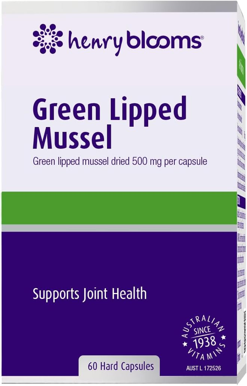 Henry Blooms 500Mggreen Lipped Mussel with Biop 60 Capsules image number 2