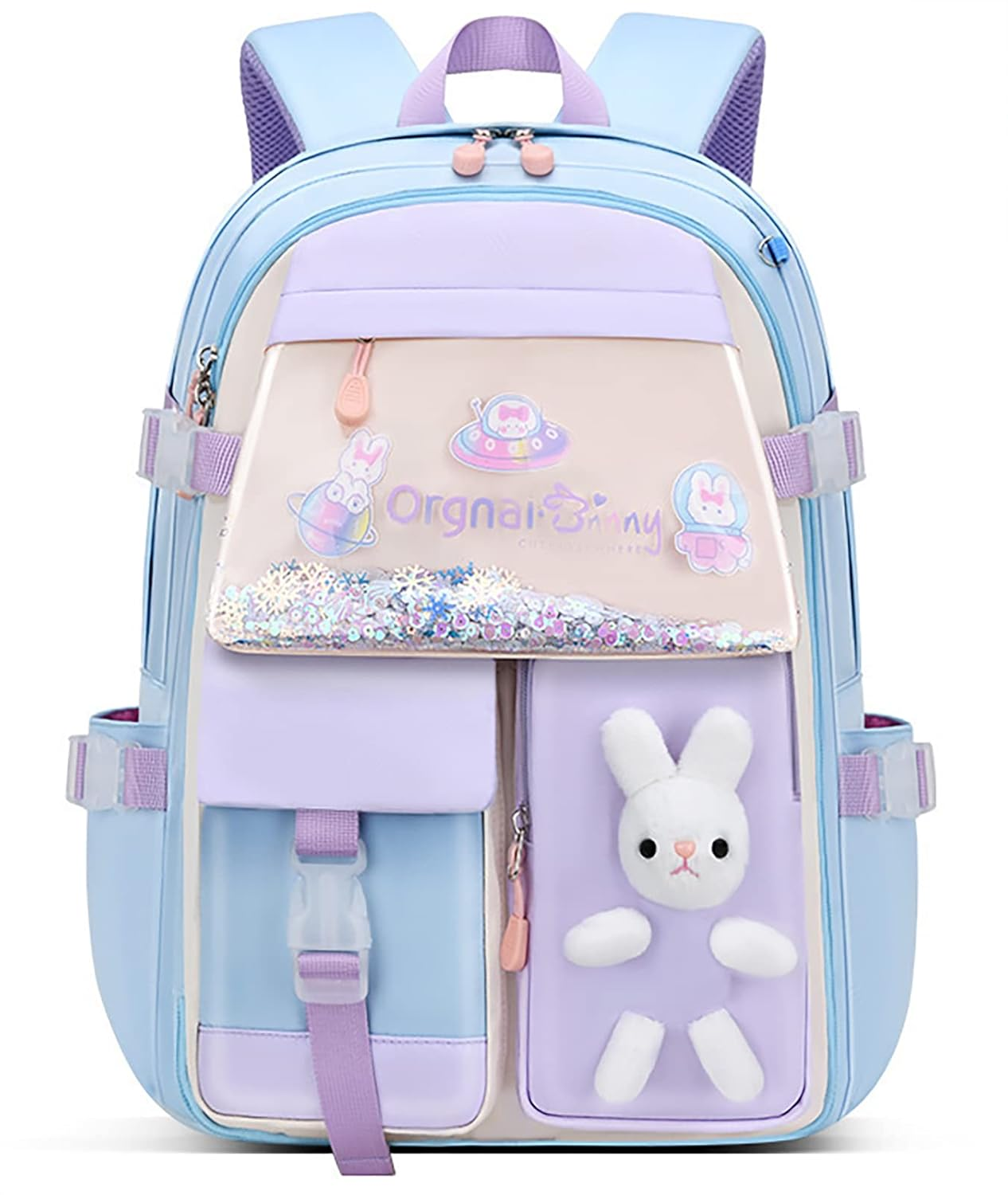 School Backpack for Girls, Lightweight Waterproof Cute School Bookbag for Teen Kids Students Elementary