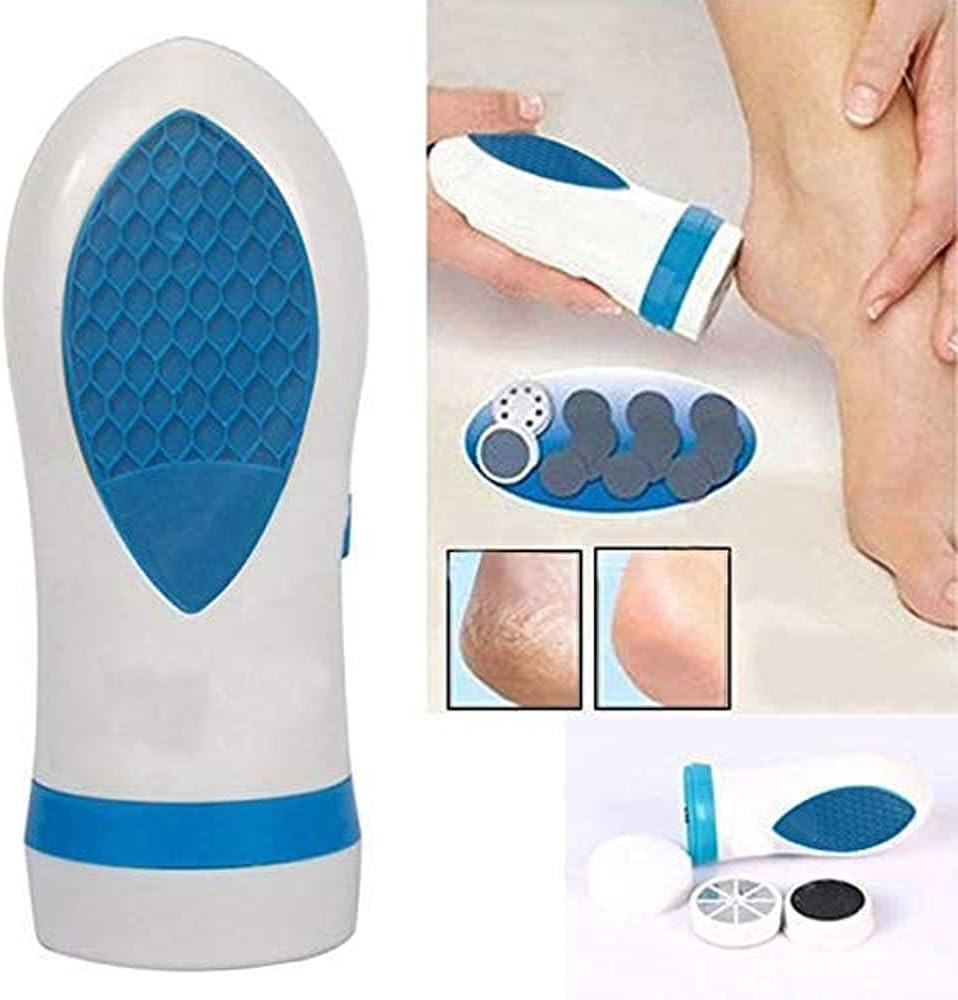 Eco Shopee P 168-300 Pedi Spin Personal Pedi Foot Care Callus Remover for Hard Cracked Skin.(White) image number 3
