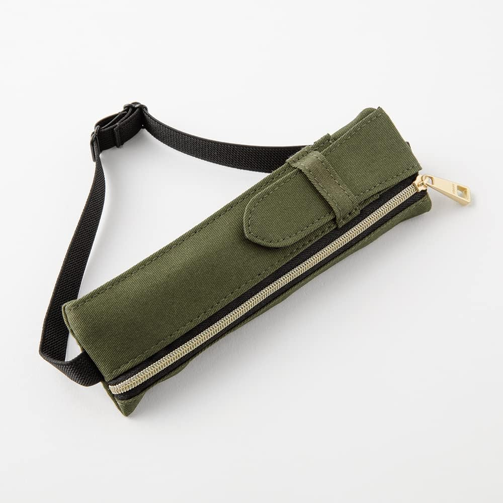 Midori 41822006 Pen Case, Book Band Pen Case, for Khaki B6 - A5 image number 3