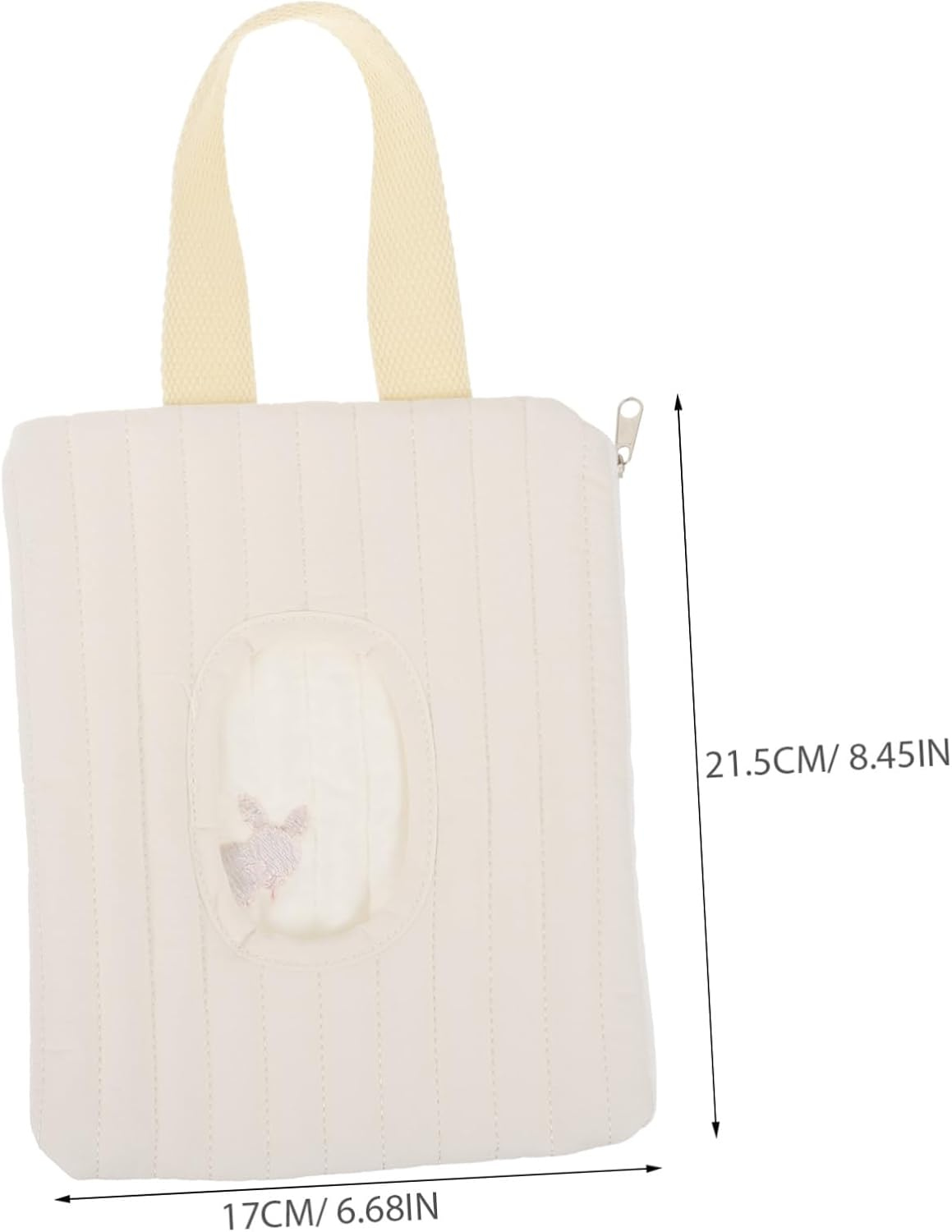 Wet Wipes Container Portable Tissue Pouch for Car Reusable Wipe Pouch Case image number 4