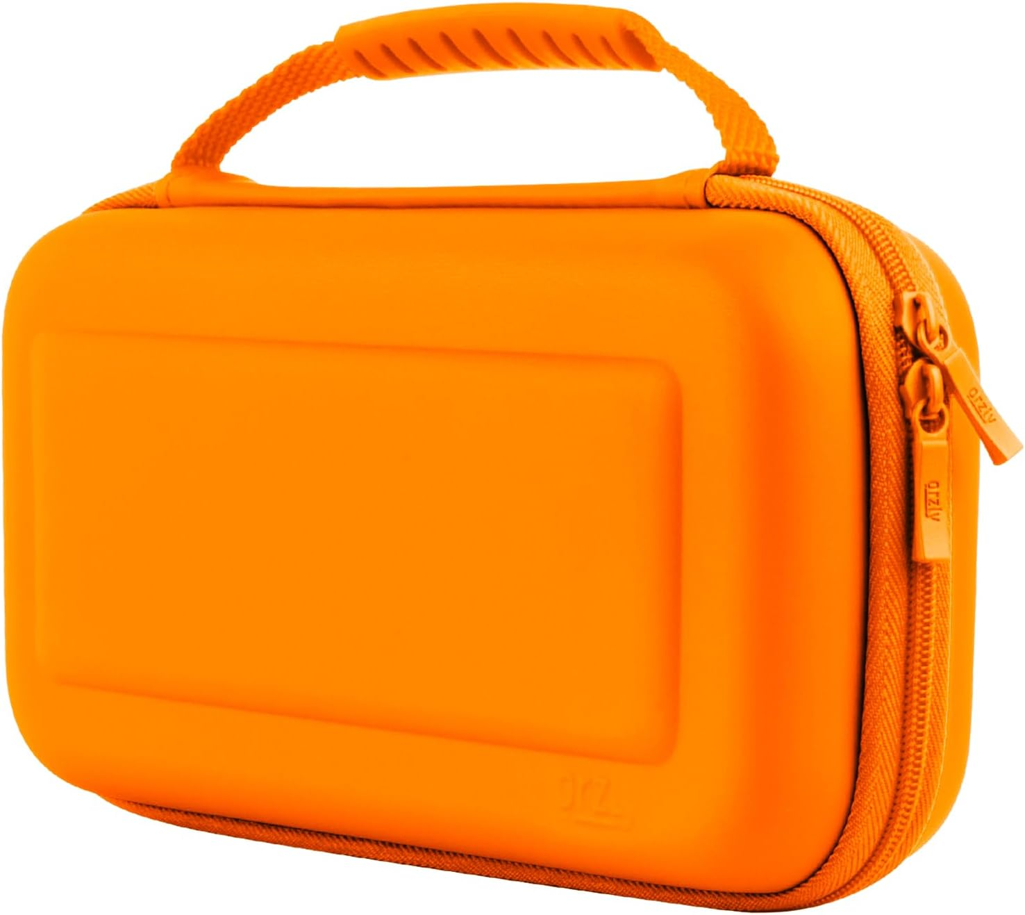 Orzly Carrying Case for Nintendo Switch OLED and Switch Console - Pink Protective Hard Portable Travel Case Shell Pouch for Nintendo Switch Console & Accessories