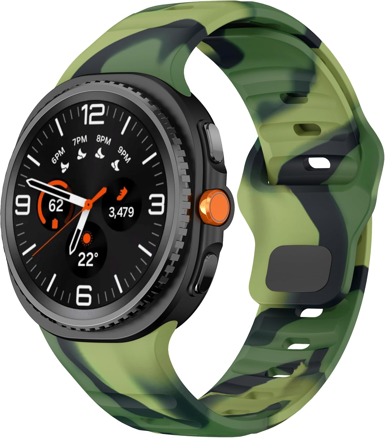 XMUXI Compatible with Samsung Galaxy Watch 8 Strap 44Mm 40Mm, Silicone Sport Breathable Bands for Galaxy Watch 8 Classic Straps 46Mm (No Watch)