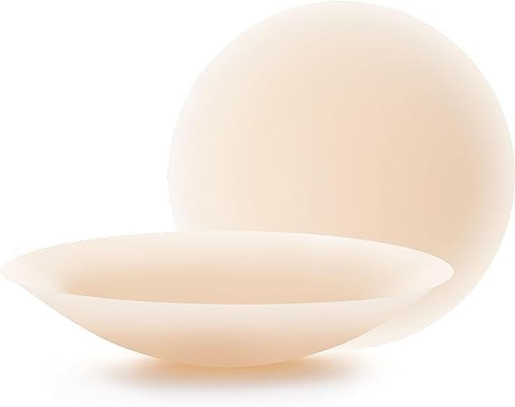 Nipple Cover 6 Pairs - Seamless and Sheer Adhesive Silicone Nipple Pasties for Women Reusable, Sticky Breast Petals,Invisible Nipple Cover with Packaging Box，Pasties image number 1