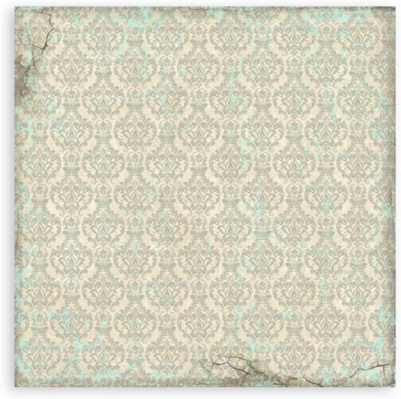 Scrapbooking Small Pad 10 Sheets Cm 20.3 X 20.3 Cm Backgrounds Selection - Voyages Fantastiques image number 4