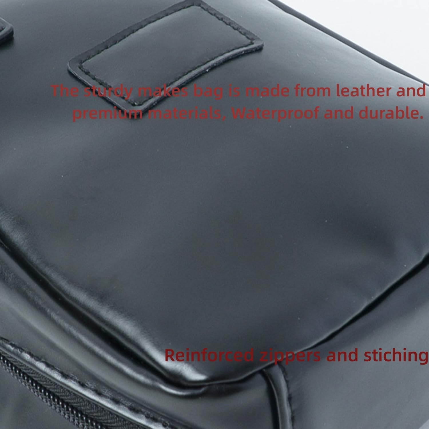 Eretinputc Makeup Bag,Travel Premium Makeup Bag for Women,Large Opening Portable Travel Cosmetic Bag for Easy Access, White, Simplicity image number 3