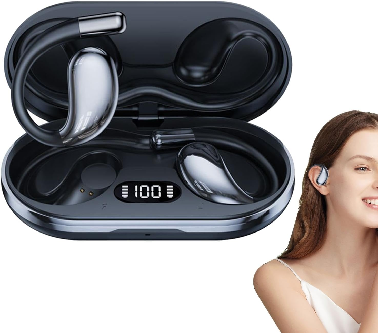 AI Translator Earphones - Voice Translator Earphones - 144 Languages AI Translator Earphones - Real Time AI Translator Earphones, 60 Hours Long Life and Hifi Sound, Immersive Translation image number 4