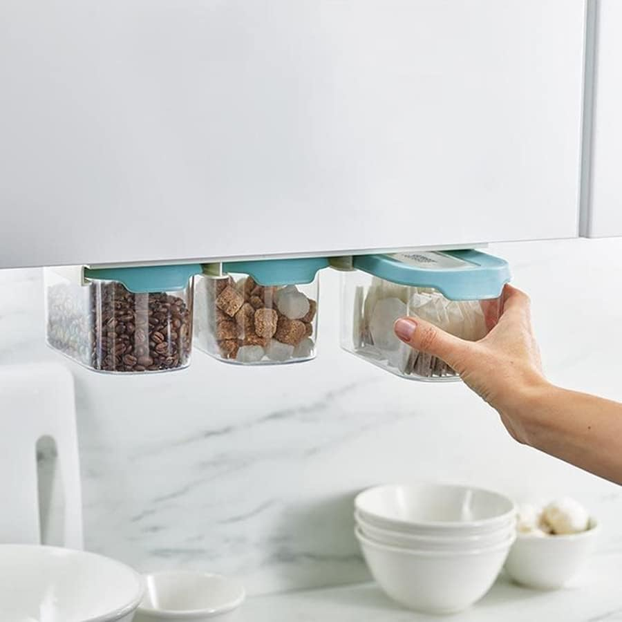 Joseph Joseph Cupboardstore 3-Piece Under-Shelf Storage Container Set of 3 X 900 Ml - Light Opal image number 3