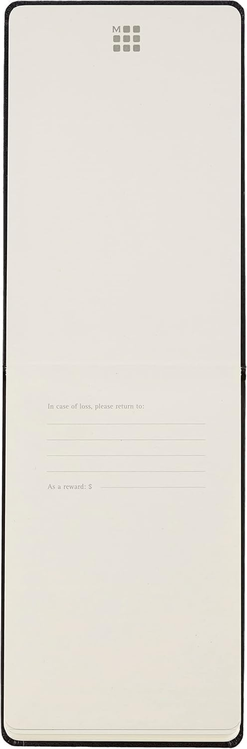 Moleskine Classic Reporter Hard Cover Notepad - Ruled - Pocket - Black, (QP511) image number 5