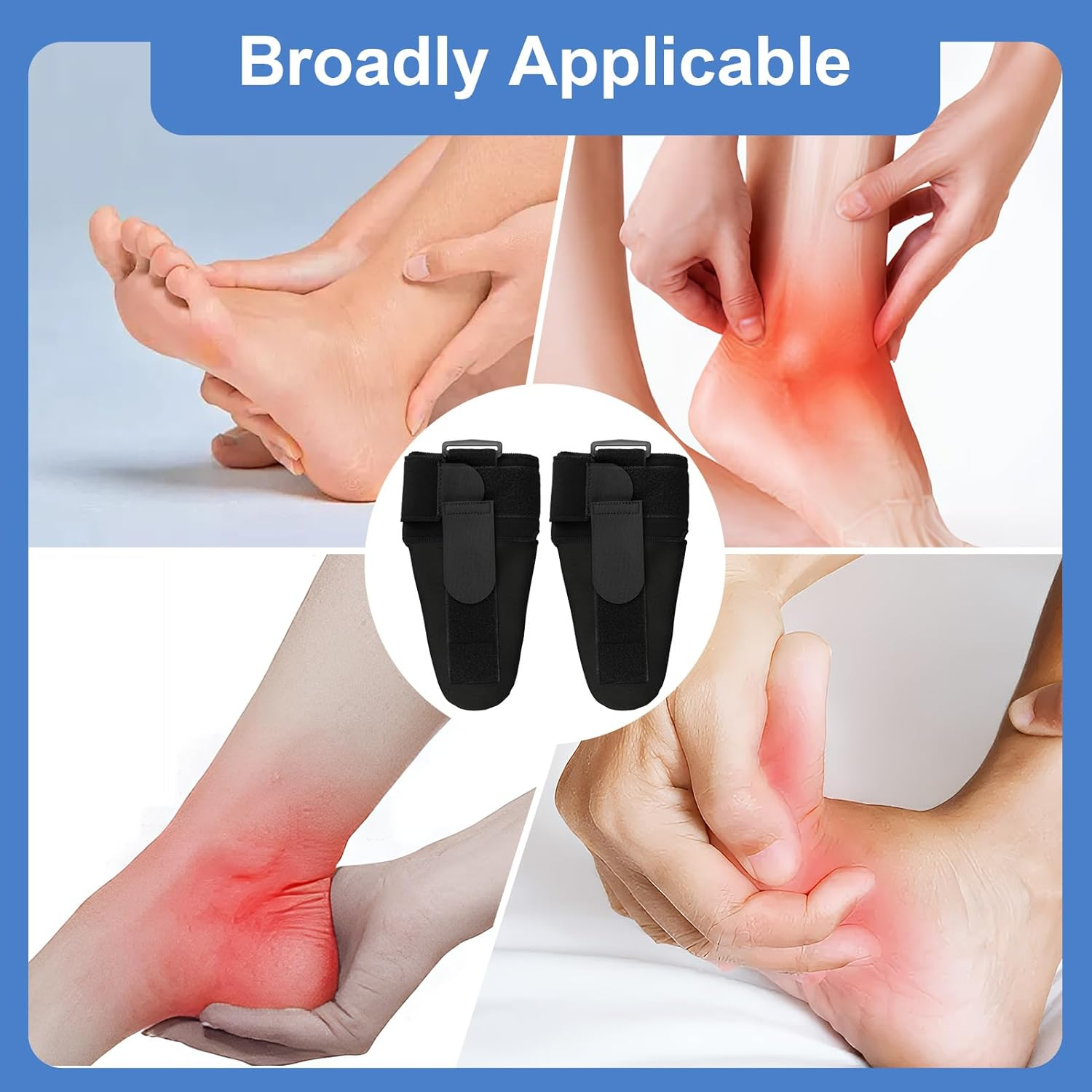 Plantar Fasciitis Night Splint Sock, Foot Support for Achilles Tendonitis Drop Foot, Stretching Foot Brace for Pain Relief, Corrective Ankle Orthosis for Foot Alignment