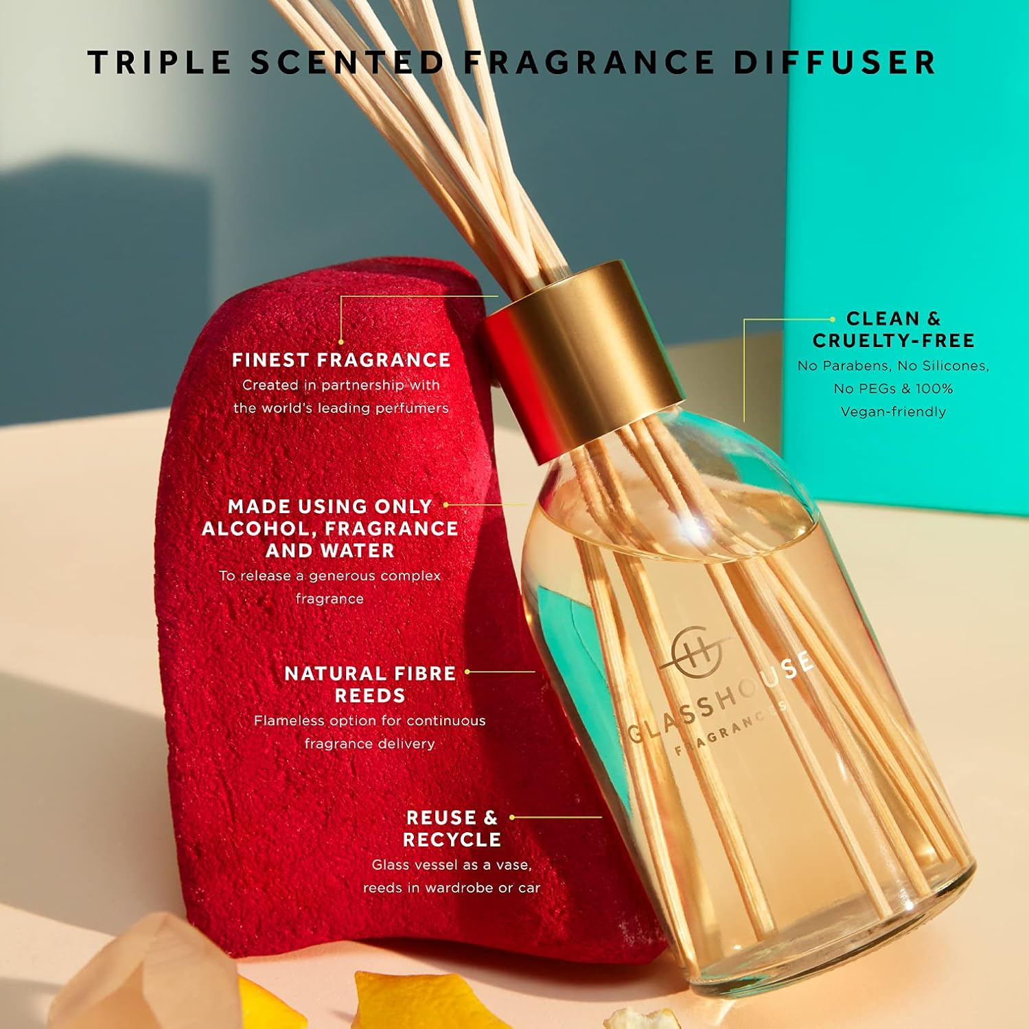 Glasshouse Fragrance I'Ll Take Manhattan Fragrance Diffuser, 250 Ml image number 4