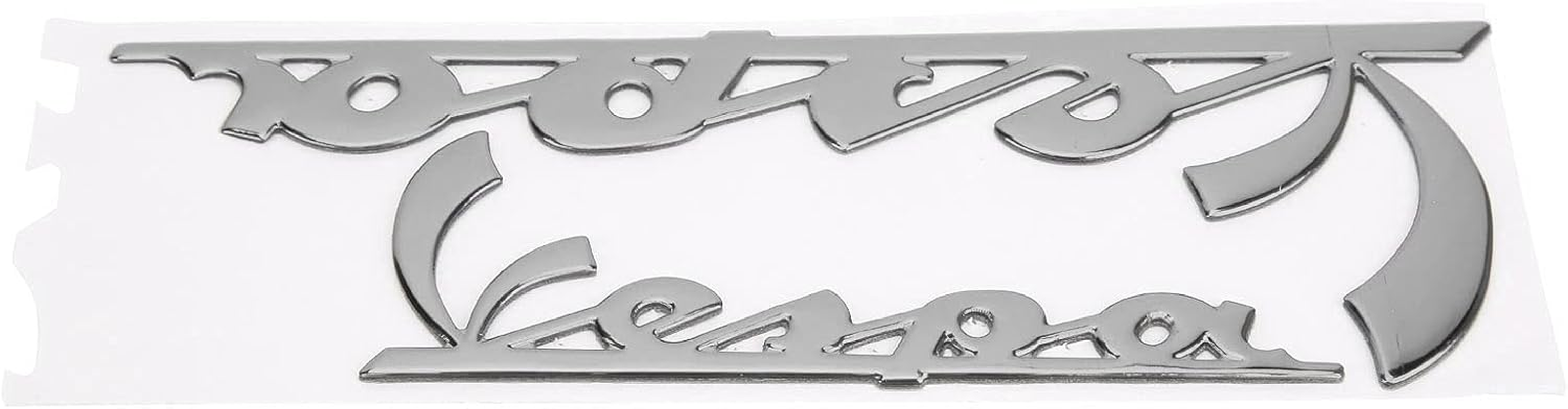 Motorcycle Emblem Sticker,Emblem Sticker 3 Dimensional Decal for Vespa GTS300 LX125 LX150 IE Sprint Primavera 300 LX LXV Super (Silver Color) - Black image number 5