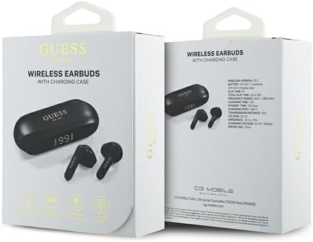 CG MOBILE Guess Bluetooth Wireless Headphones, Enjoy Fashion as a Lifestyle with These Adjustable Headphones with Powerful Sound and Bluetooth 5.3 - Guess Gift Idea for Men and Women image number 1