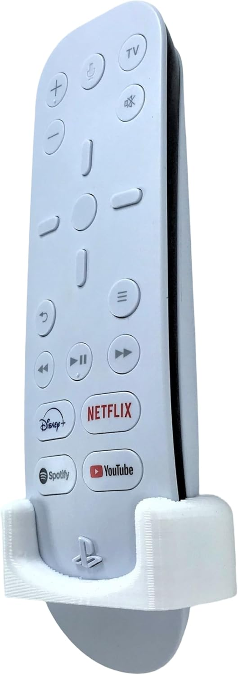 3D Cabin PS5 Media Remote Controller Wall Mount Bracket Holder Stand for Playstation 5 White