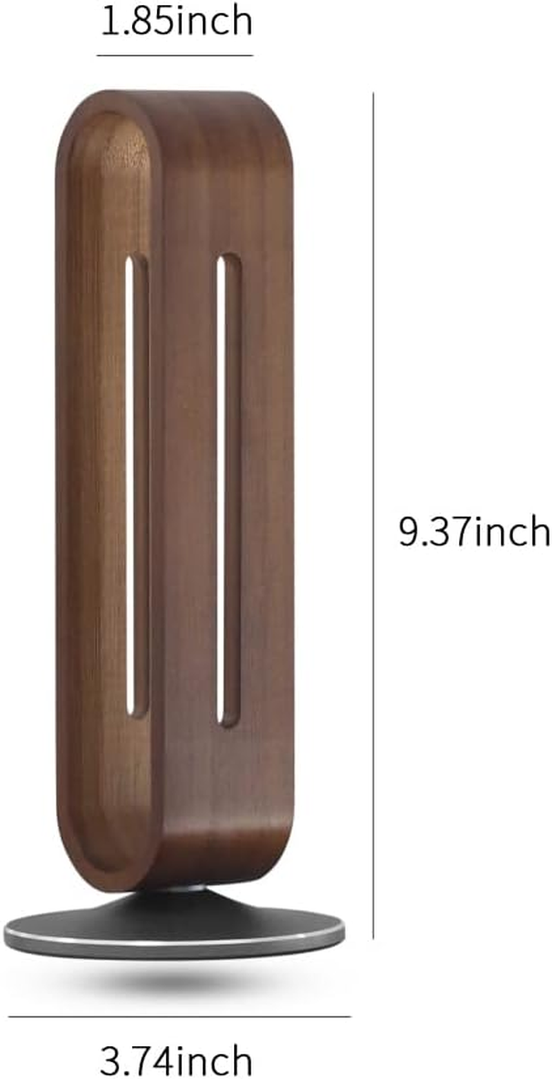 Headphone Stand for Desk,Bright STONE Wood Headset Holder Bamboo & Aluminum Earphone Stand for All Headphones (Grey) image number 3