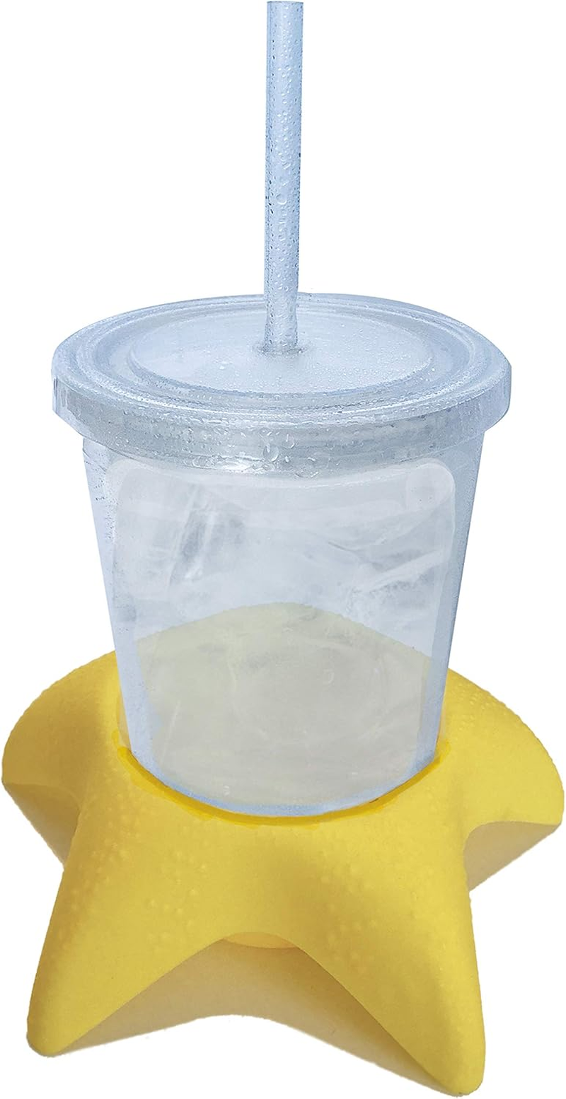 Island Genius Beach Vacation Accessories Starfish Drink Cup Holder Sand Coasters image number 1