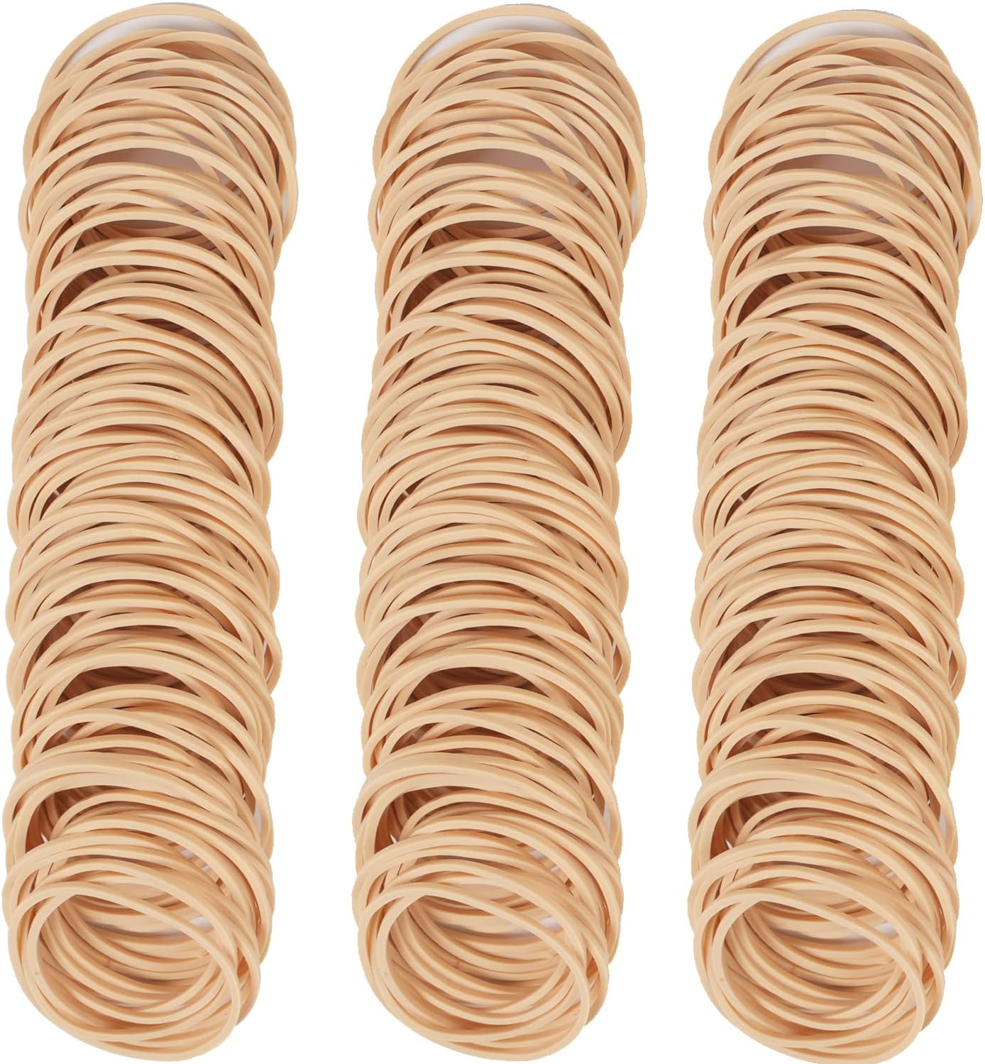 Rubber Bands Size#16 Elastic Rubber Band 450Pcs 200Grams Beige Office Supplies File Folders Litter Box