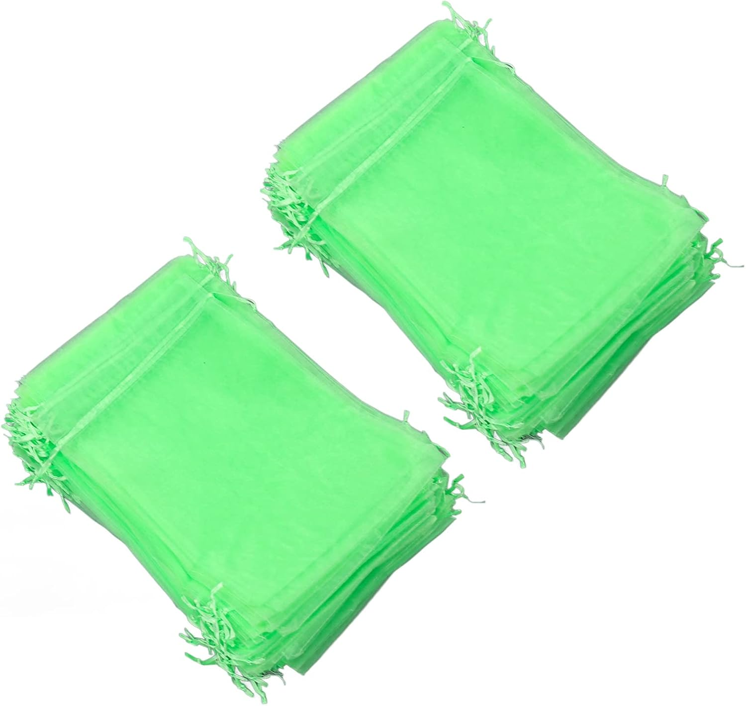 Jiawu 100PCS Fruit Protection Bags for Fruit Trees, Fruit Protection Netting Bags for Fruit Trees with Drawstring, Reusable Fruit Netting Bags for Protecting Fruits and Vegetables (20 * 30Cm) image number 2