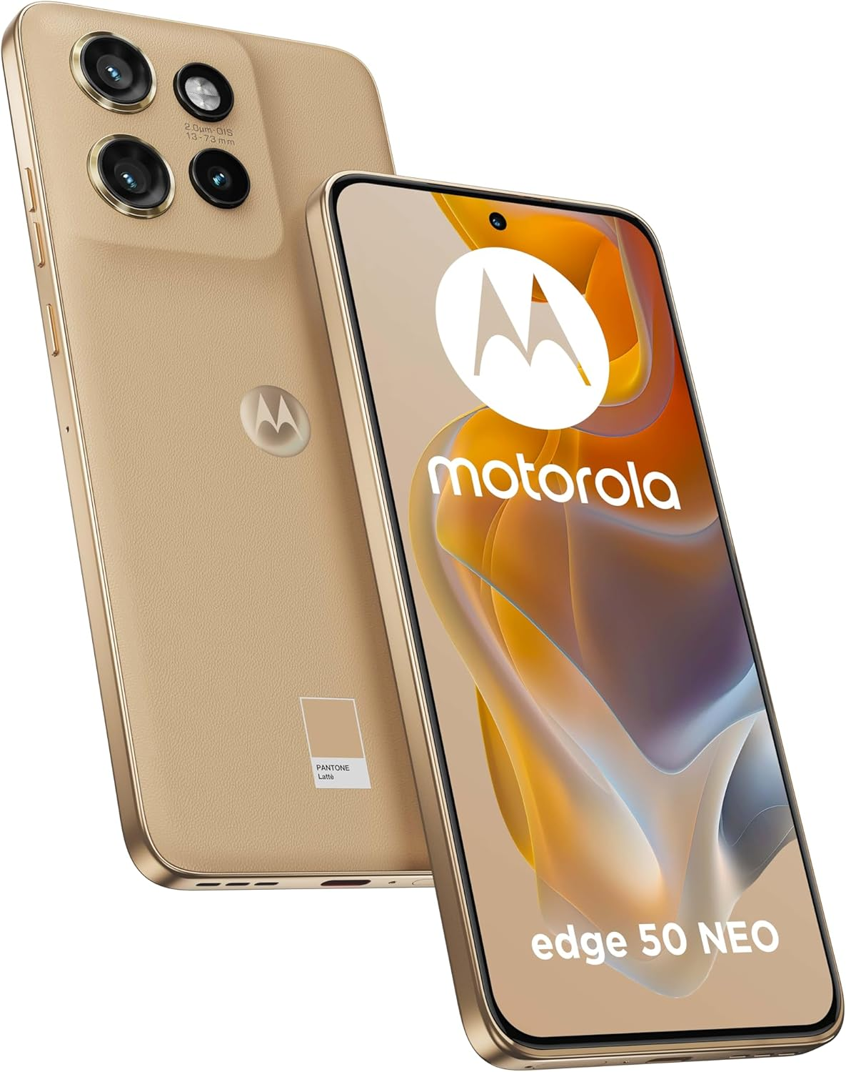 Motorola Edge 50 Neo (8/256 GB, Sony LYTIA&trade; 700C 50 + 13 + 10 MP Selfie 32 MP, Display 6.36 Inch POLED 120 Hz, IP68, Mediatek MTK 24M, Battery 4310 Mah, Charge 68 W, Android 14), Pantone Grisaille