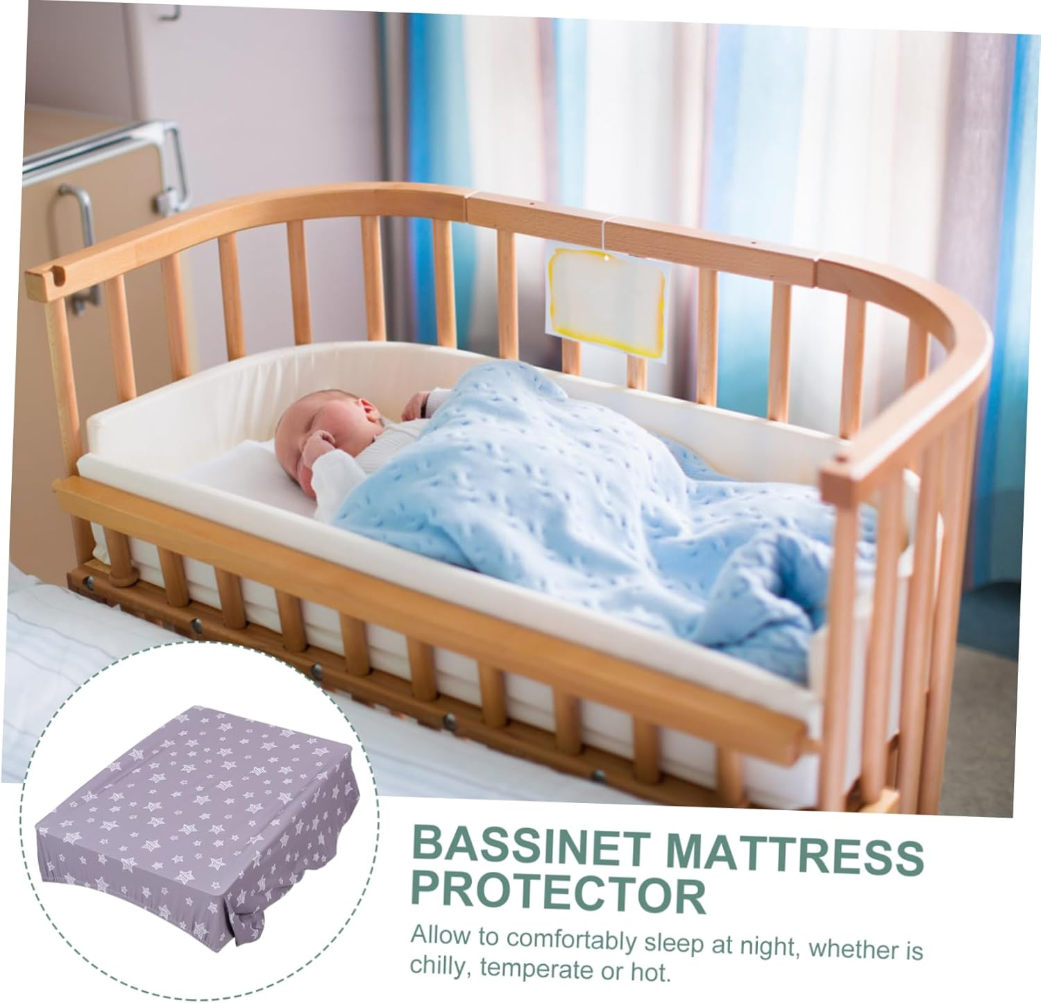 Elastic Diaper Changing Pad Cover Washable Changing Table Pad Reusable Covers image number 5