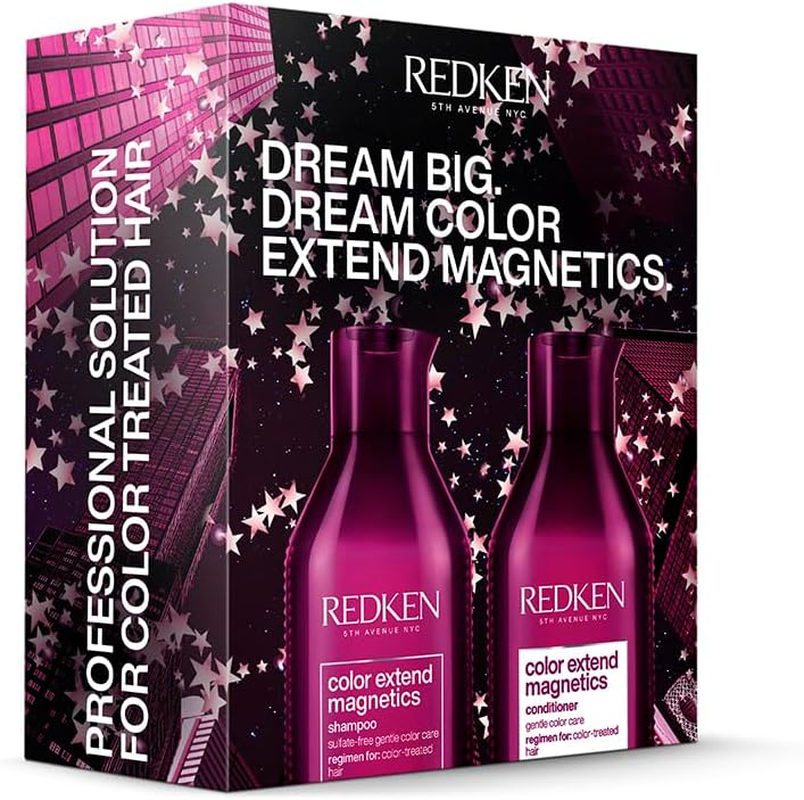 Redken Color Extend Magnetics Duo Set | for Color-Treated Hair | Gently Cleanses & Protects Colour | with Amino Acid image number 3