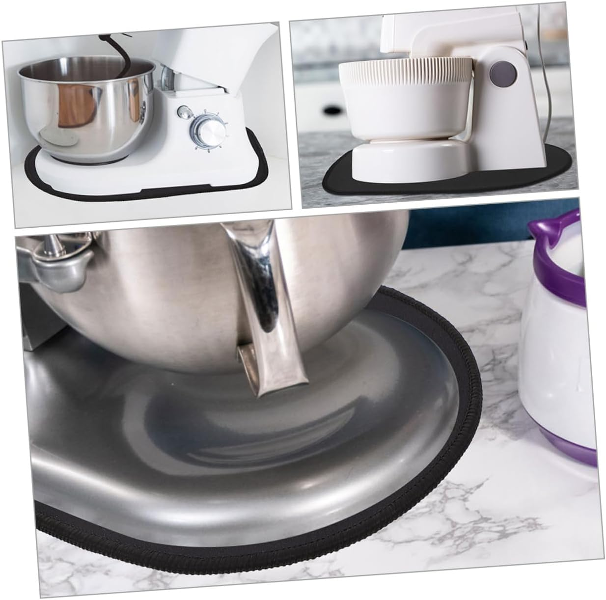 KICHOUSE 2Pcs Mixing Made Easy Mixer Sliding Mats Appliance Slider Rubber Pads for Movers image number 6