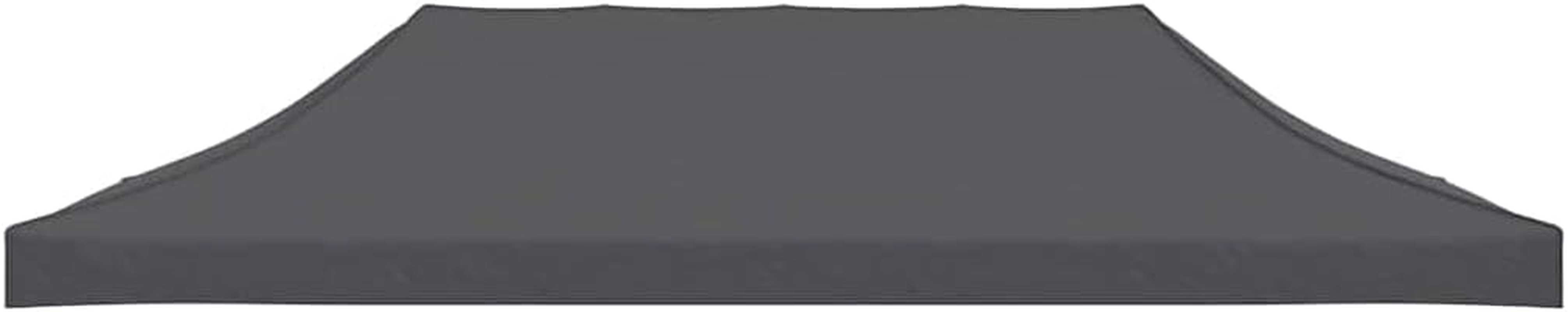 Party Tent Roof 3X6 M Anthracite, Heavy Duty 600D Oxford with PVC Coating, UV Water Resistant Gazebo Canopy Replacement Cover image number 6