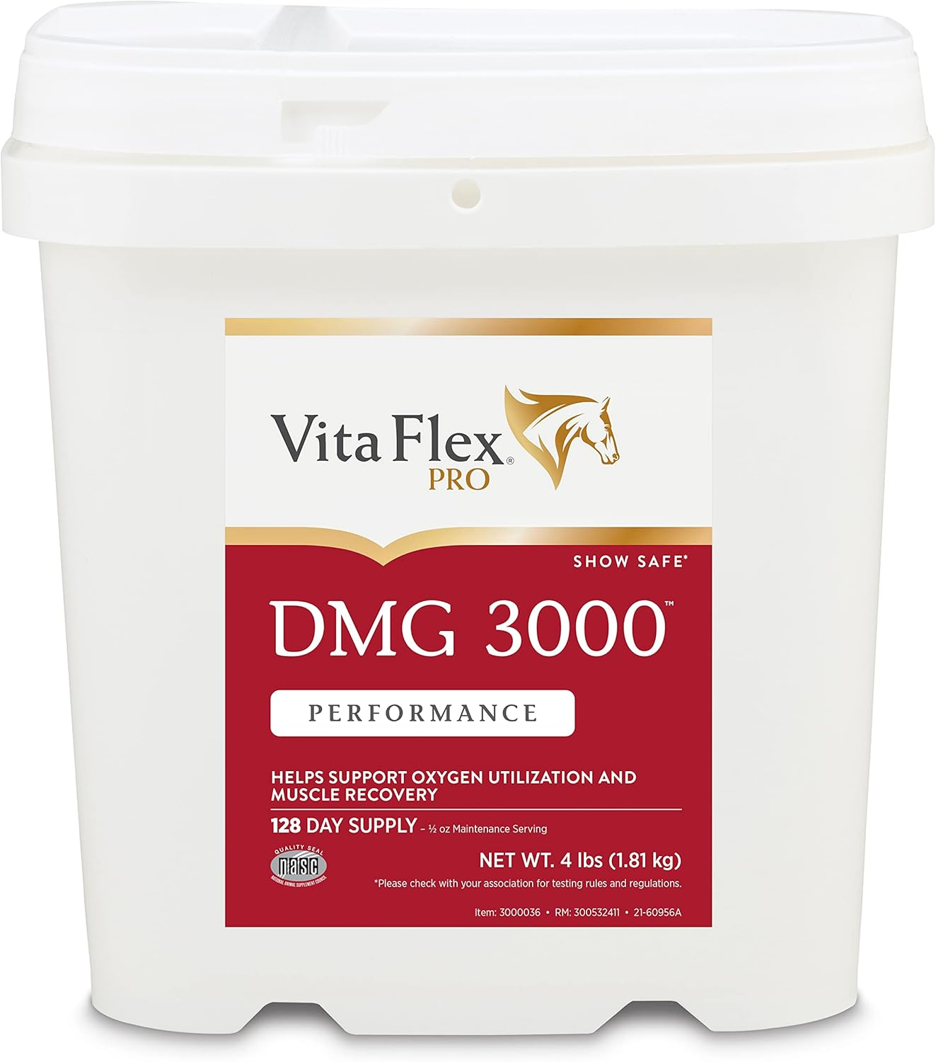 Vita Flex Pro DMG 3000 Horse DMG Concentrate, 4 Pounds, 128-Day Supply image number 1