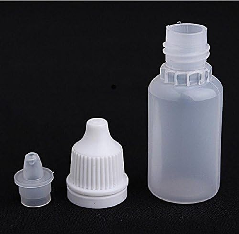 Ericotry 50 Pcs 20Ml Empty Plastic Squeezable Dropper Bottles Dropping Bottles Eye Liquid Eye Liquid Dropper Vials Plug Can Removable the Lip Can Be Screwed on Size 20Ml image number 5