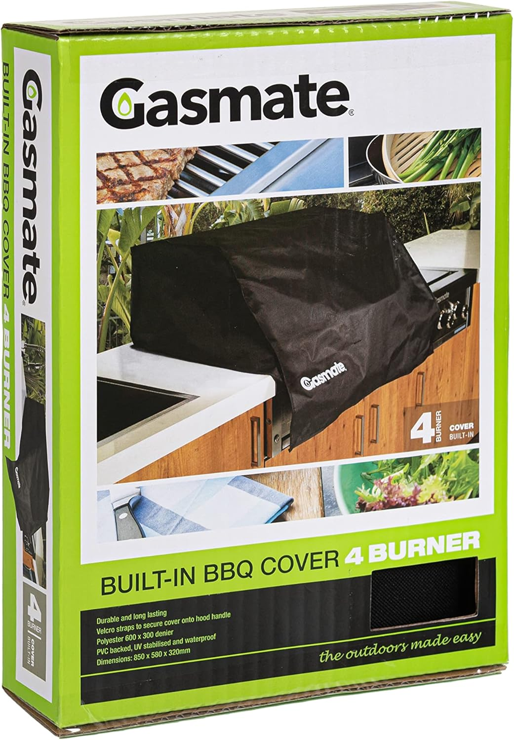 Gasmate Built-In 4 Burner BBQ Cover image number 2