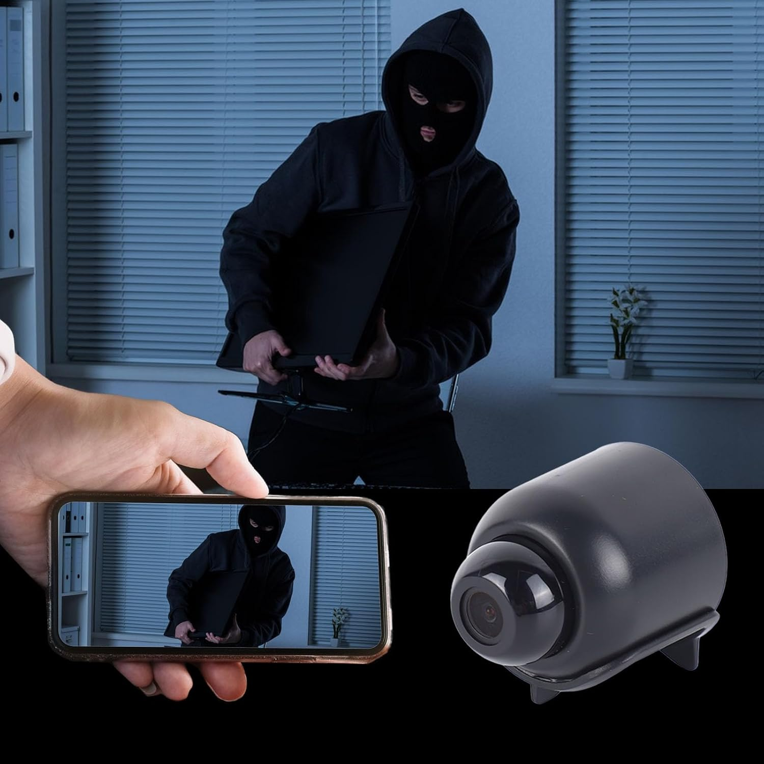 Jiawu Mini Camera, High-Definition Large Capacity Storage, Mobile Detection, Surveillance Camera, Home Video Recording image number 3