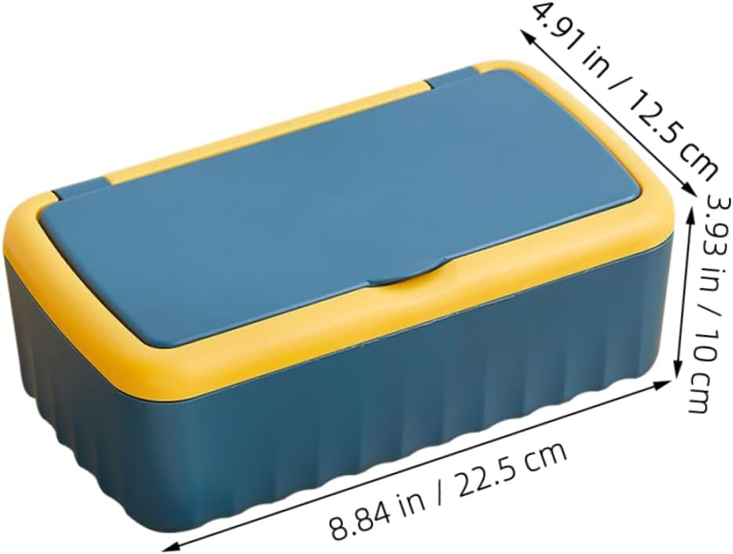 Multifunctional Wet Tissue Dispenser Large Storage Box for Wipes Sealed Tissue Box Lid Refillable Pouch Wipes Container for Bathroom