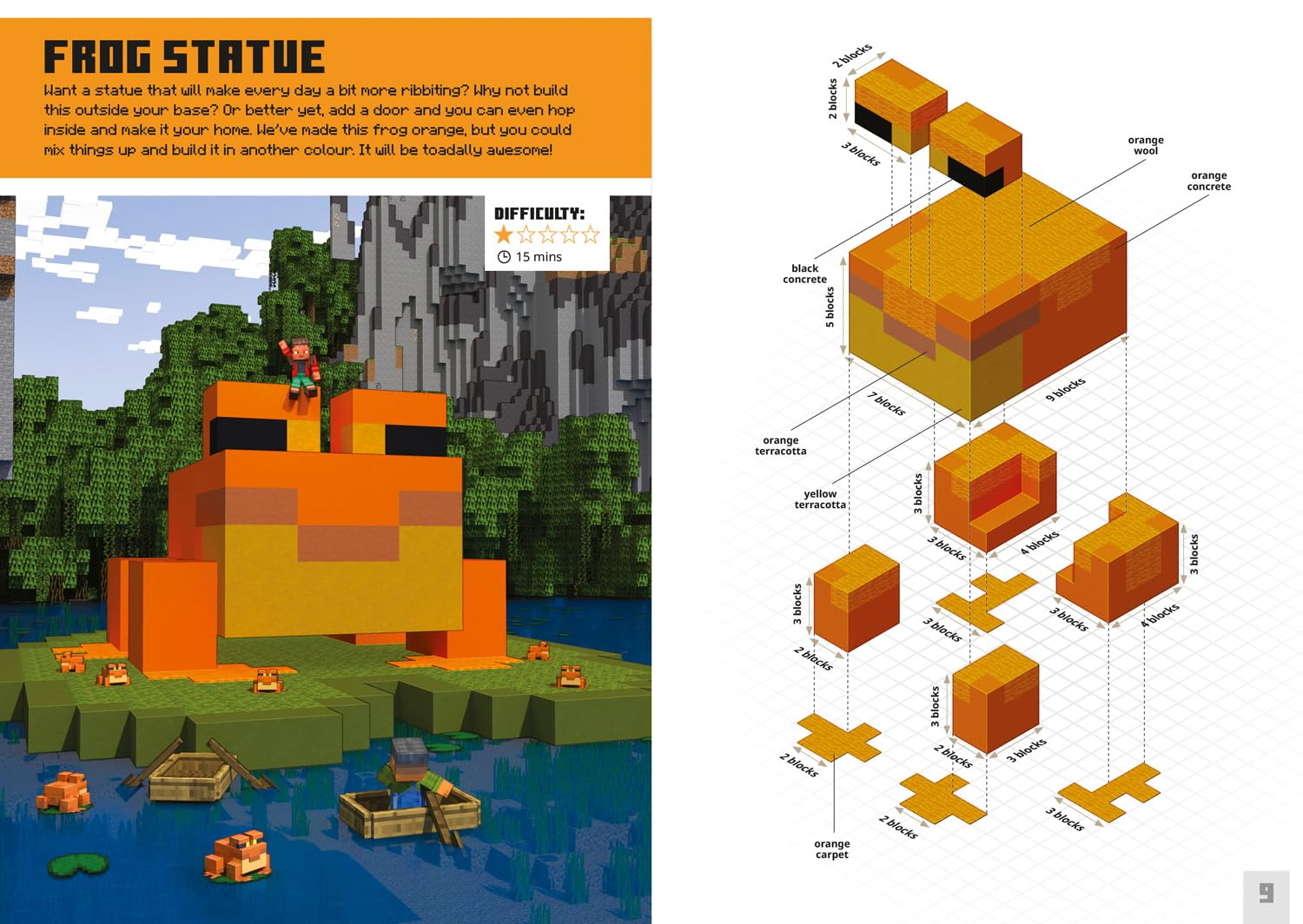 Minecraft Mega Bite-Size Builds: an Official Minecraft Illustrated Guide with over 20 Brand-New Mini-Projects to Build in the Game: Perfect for Beginners and Kids, Teens and Adults Alike! image number 4
