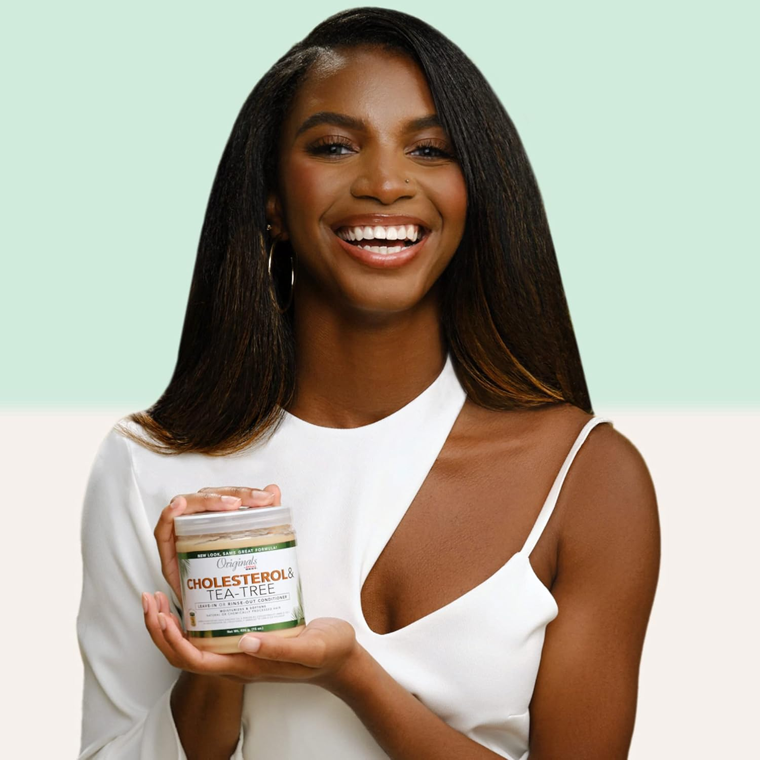 Originals by Africa'S Best Cholesterol Tea Tree Oil, Rinse-Out plus Leave in Conditioner, Repair and Revitalize Damaged, Dry, Overprocessed Hair, 15 Oz image number 5