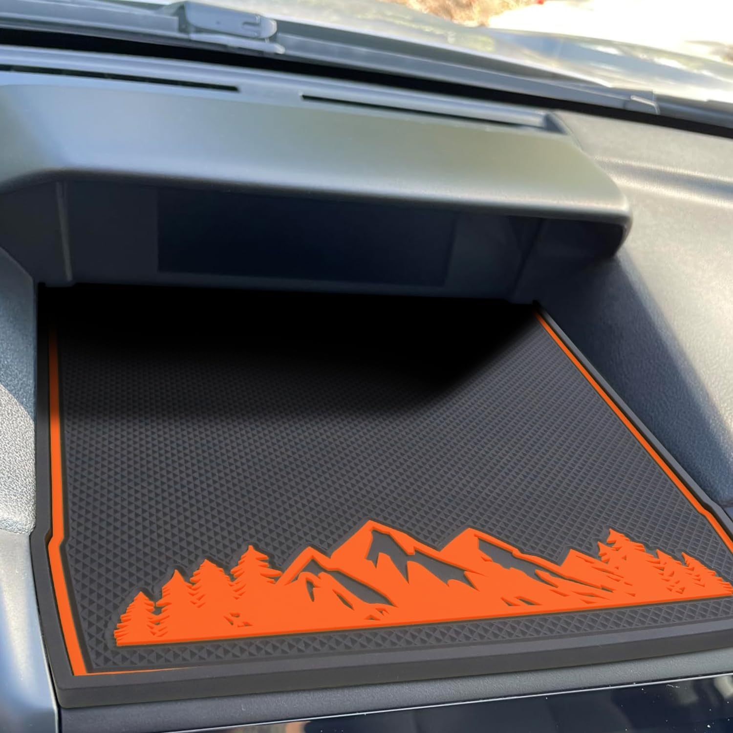 MOCHENT Dashboard Mats for Subaru Crosstrek Accessories 2023-2018, Forester 2019-2024, Impreza 2018-2023, Interior Non-Slip Dash Mat Pad Liner (Orange)
