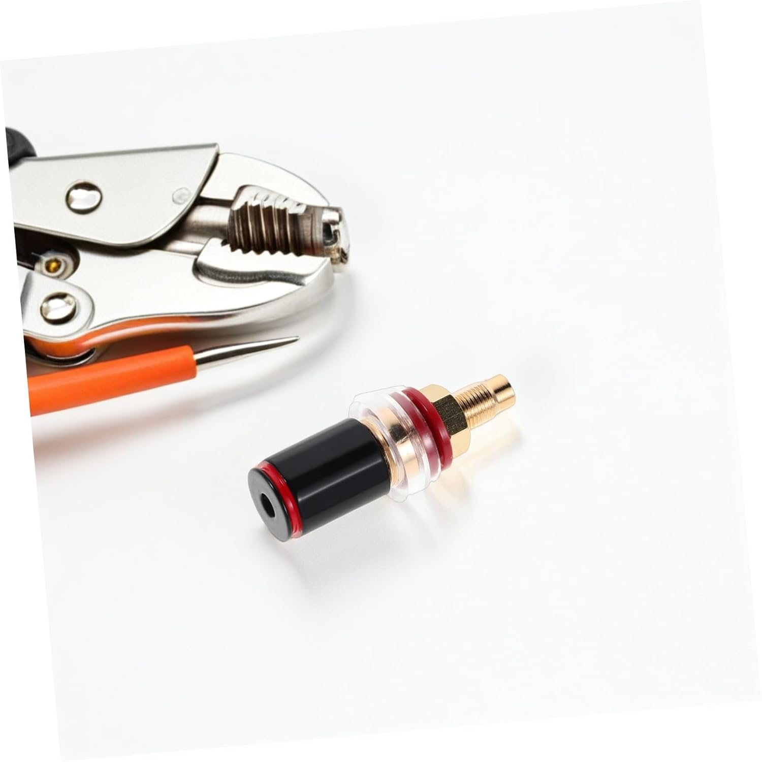 CANIGHT Hifi Speaker Binding Post Terminal No Soldering Banana Connector for Audio Systems Durable Speaker Cable Connector for Home Theater Studio Amplifiers image number 5