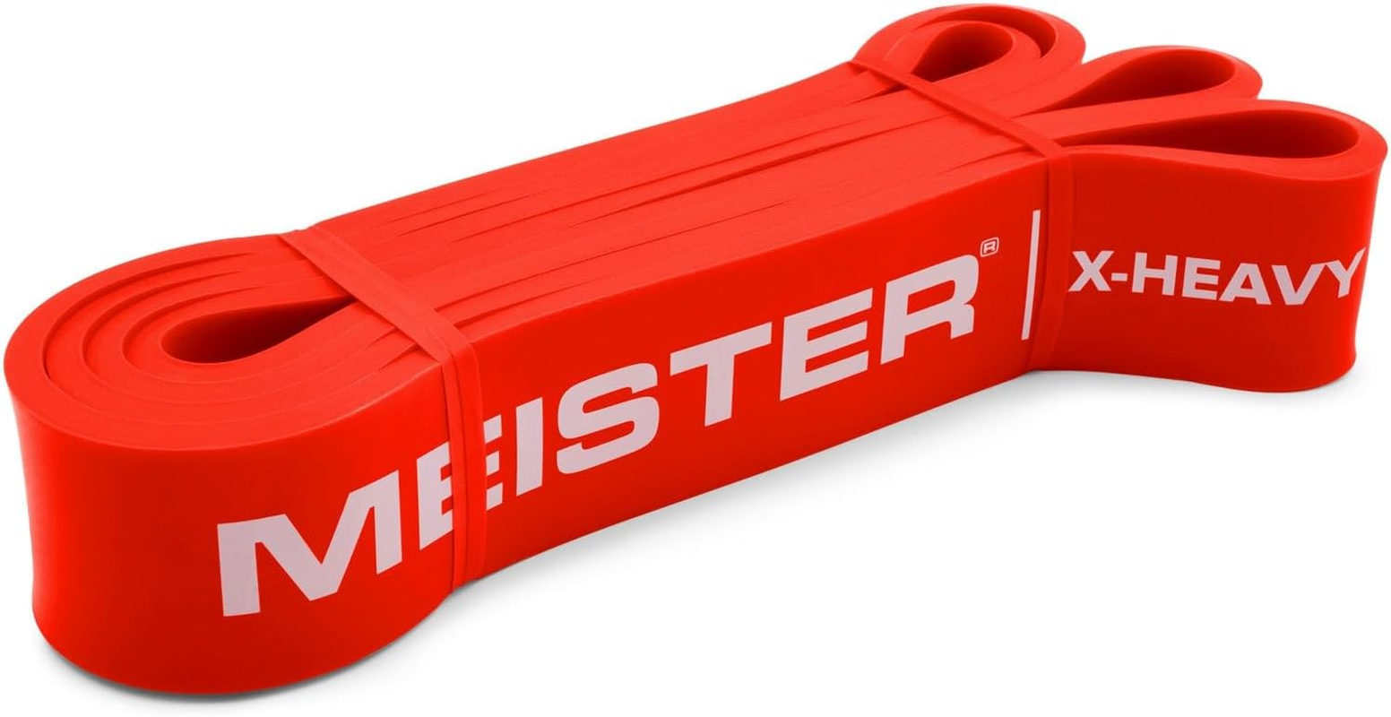 'Meister X Band Comfort-Width 41'' X 2'' Resistance Bands - X-Wide Premium Loop Bands' image number 3