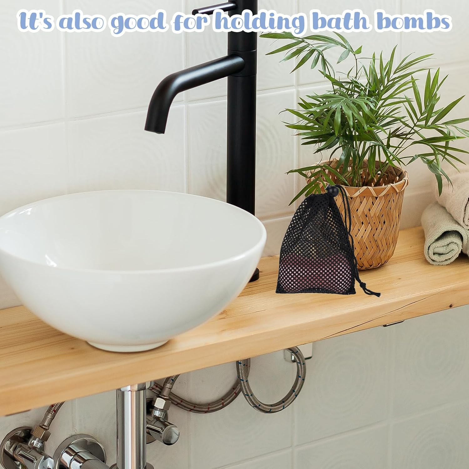 6 Pcs Nylon Storage Mesh Bags, 6 X 4" Mesh Drawstring Bag, Portable Nylon Storage Bags, Small Mesh Bag, Small Travel Stuff Bags