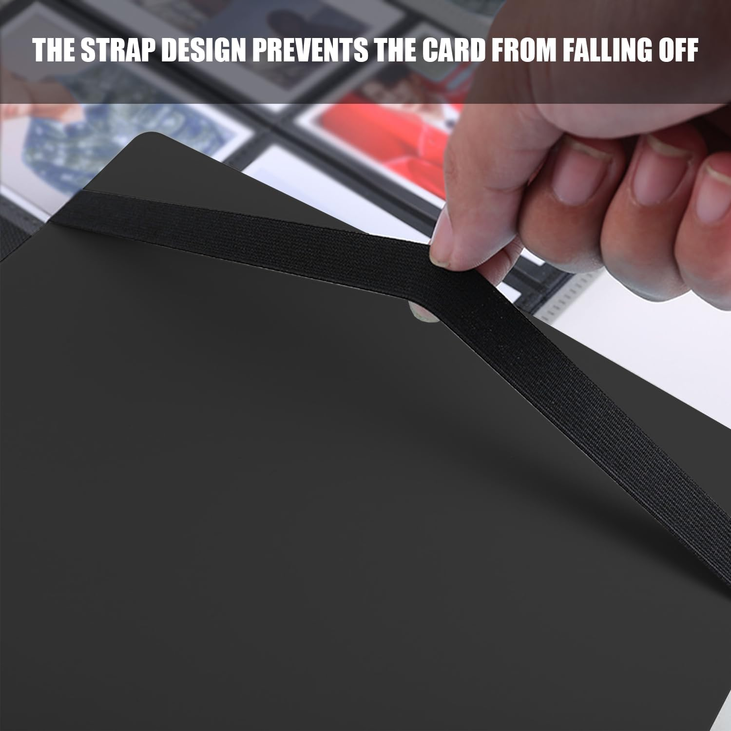 9 Pocket Trading Card Binder Holder, Card Binder for Game Cards Binder 9-Pocket, Sports Card Album with Card Sleeves, Basketball Card Sleeves Compatible with Yugioh MTG Cards, Put up to 360 Cards image number 4