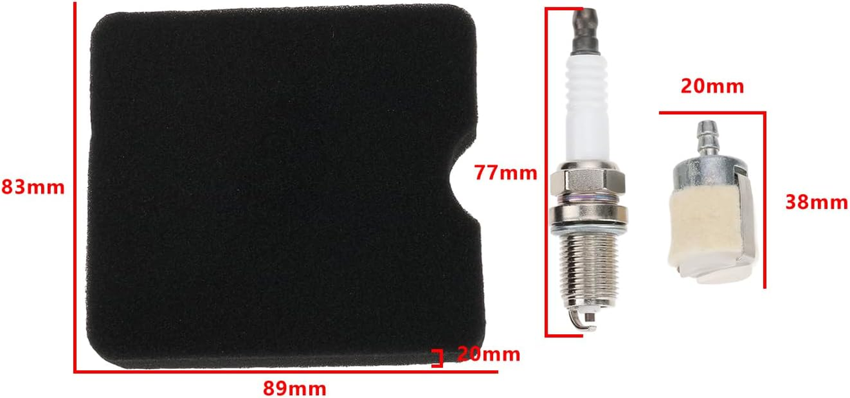 Be in Your Mind 1 Set Leaf Blower Vacuum Lawn Mower Filter Repair Kit Compatible with Husqvarna 130BT 425BVS Redmax HBZ2610 HBZ2601 HTZ2401 EBZ3000RH image number 2