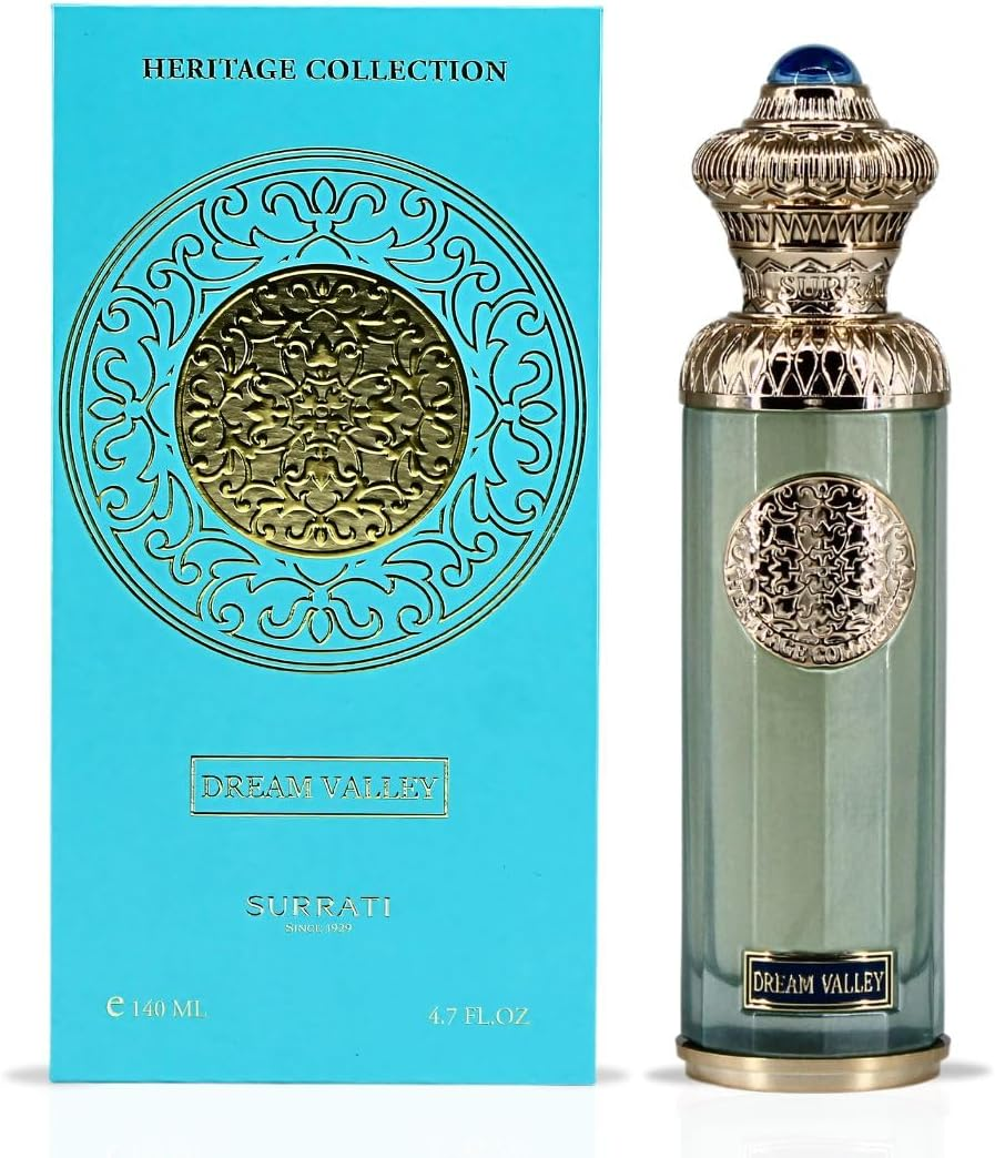 Surrati HERITAGE COLLECTION - DREAM VALLEY Eau De Parfum Spray 140ML (4.7 OZ) a Refreshing & Elegant Scent That Blends Crisp Citrus with Soft Florals. image number 4